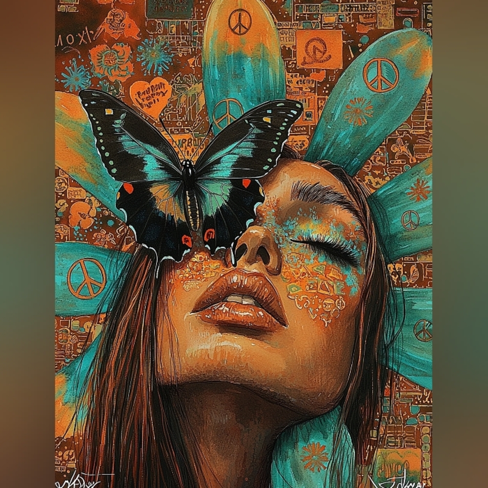 Beautiful Lady Print